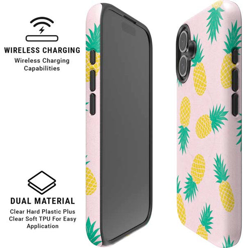 Summer Pineapples iPhone 16 Plus Magsafe Impact Case